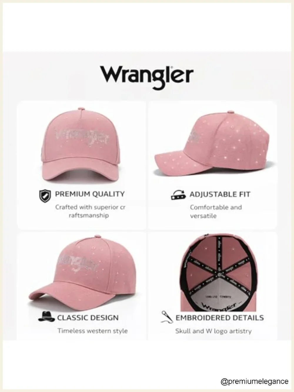 Western Trucker Baseball Cap 2 Piece Set Adjustable Snapback Breathable Mesh